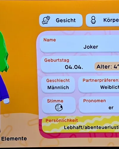 Mii-Porträt von Joker