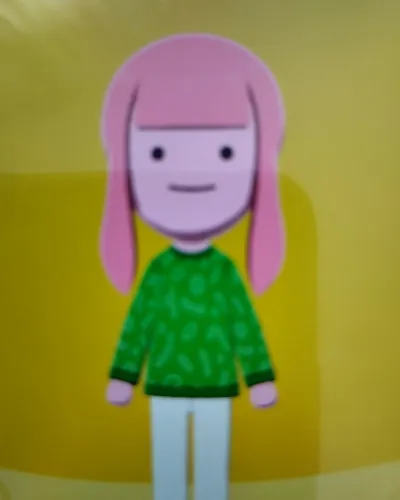 Mii portrait of Princess Bubblegum