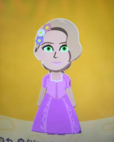 Mii-Porträt von Rapunzel