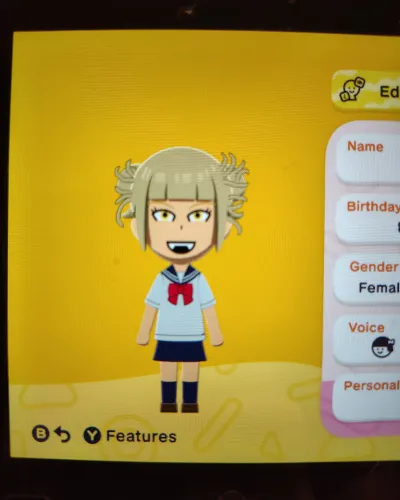 Mii-Porträt von Himiko Toga