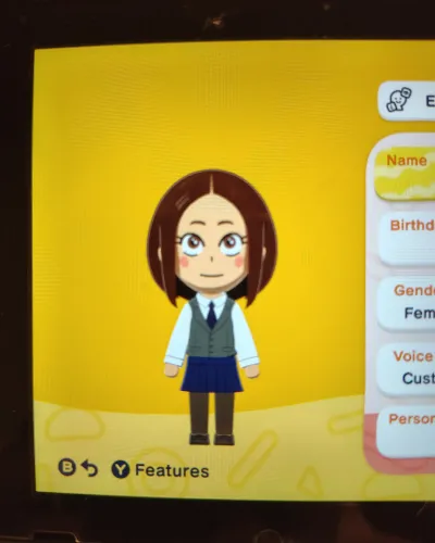 Mii-Porträt von Ochaco Uraraka
