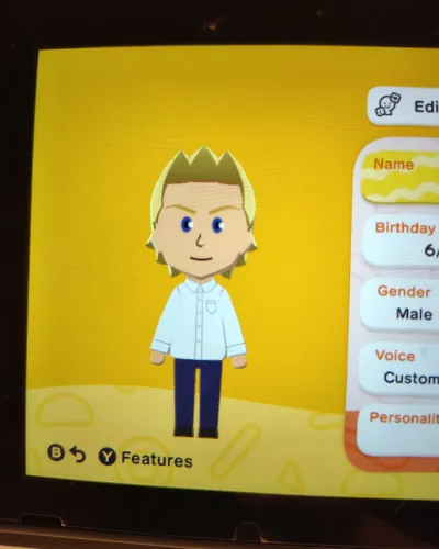 Mii-Porträt von Mirio Togata