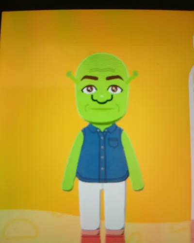 Mii-Porträt von Shrek