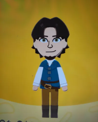Mii portrait of Flynn Rider