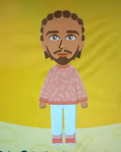 Mii-Porträt von Lewis Hamilton