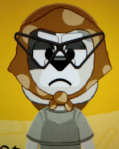 Mii-Porträt von Grouchy Granny Gladys (Bluey)