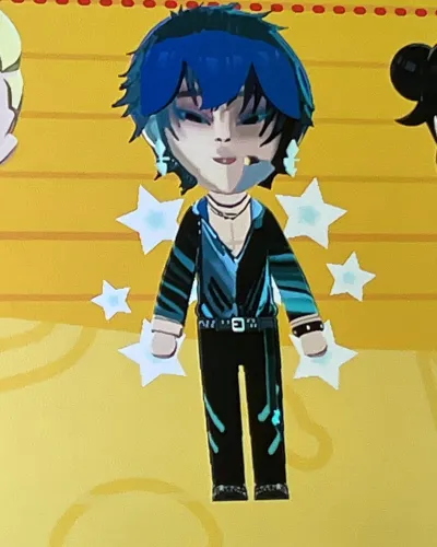 Mii portrait of Kpop Noctis (Hype-realistic Mii)