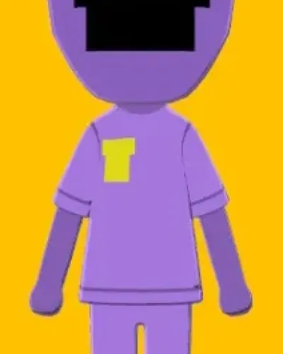 Mii-Porträt von Purple Guy