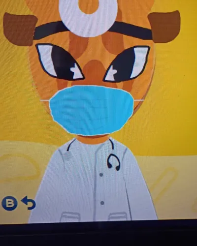 Mii-Porträt von Dr. Harlow