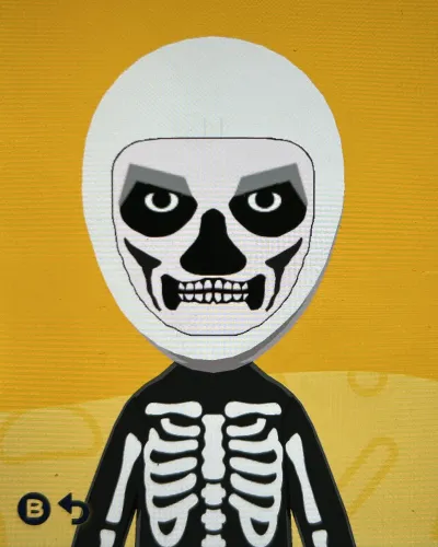 Mii portrait of Skull Trooper