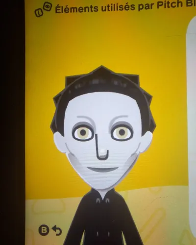 Mii-Porträt von Pitch Black