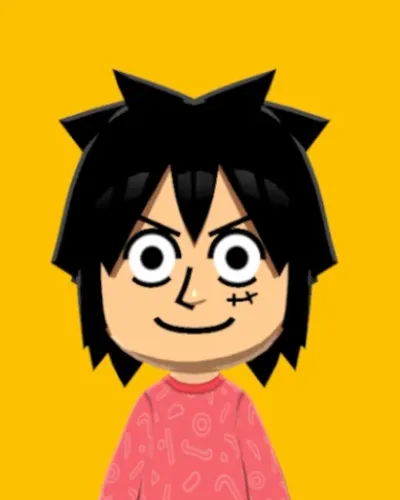 Mii-Porträt von Monkey D. Luffy