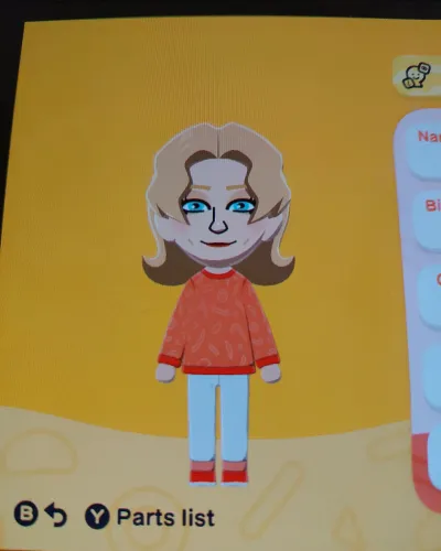 Mii-Porträt von Sabrina Carpenter