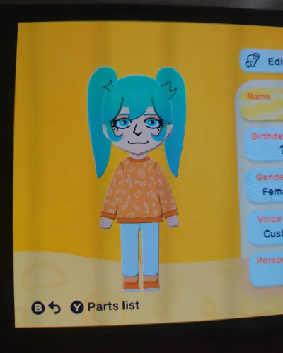 Mii-Porträt von Hatsune Miku