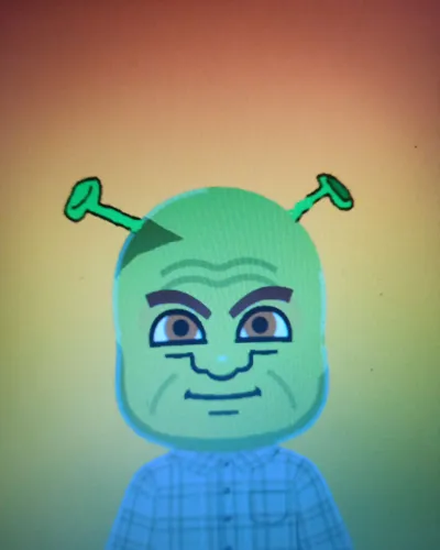 Mii portrait of sherk
