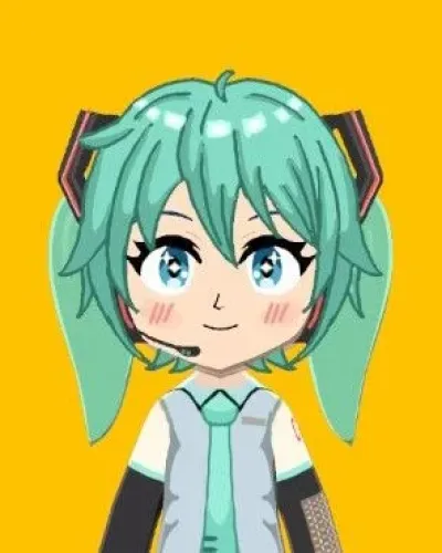 Mii-Porträt von Hatsune Miku