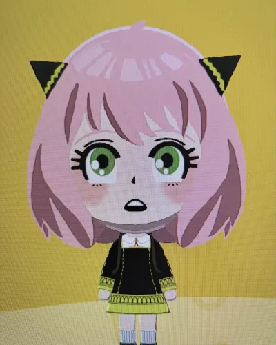 Mii-Porträt von Anya Forger
