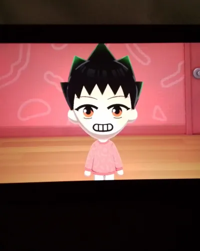 Mii portrait of Gon freecss