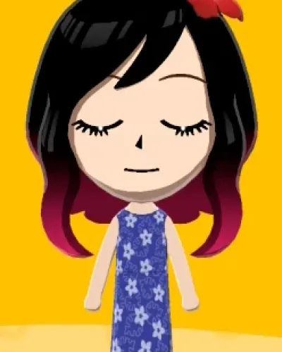 Mii portrait of Luna