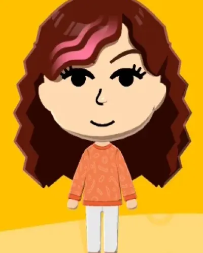 Mii portrait of Evelyn