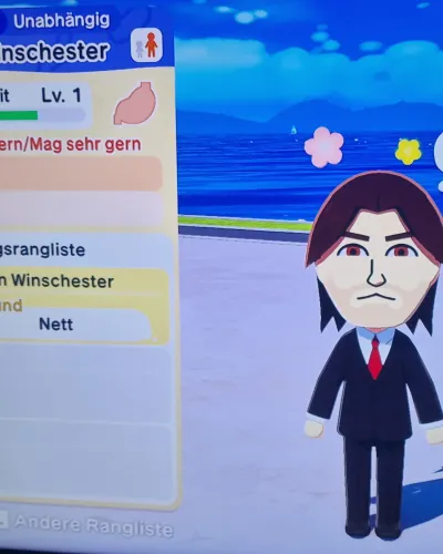 Mii-Porträt von Sam Winschester