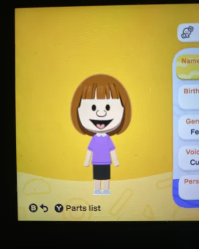 Mii-Porträt von Susie