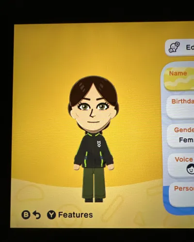 Mii-Porträt von Katniss Everdeen