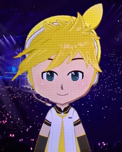 Mii-Porträt von Kagamine Len   🎶🎵