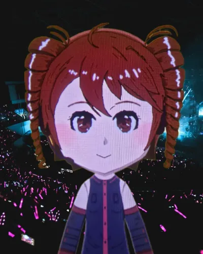 Mii-Porträt von Kasane Teto   🎶🎵