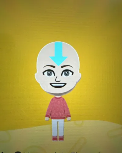 Mii-Porträt von Avatar Aang