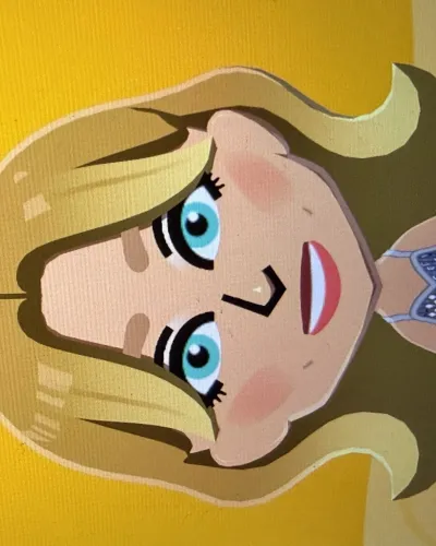 Mii portrait of Sabrina Carpenter