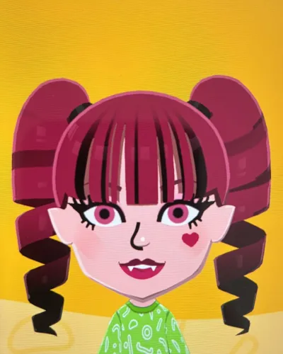Mii portrait of Draculaura