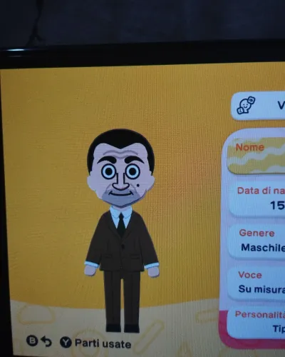 Mii-Porträt von Mr. Bean