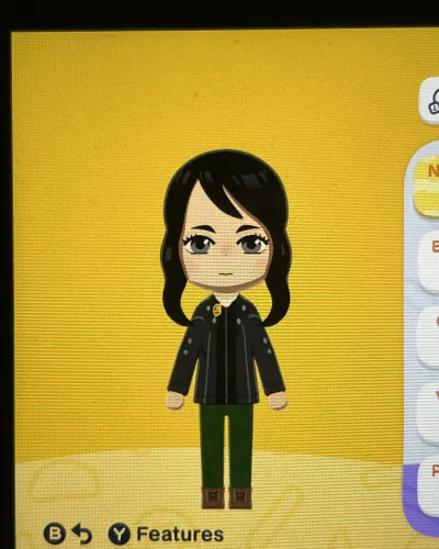 Mii-Porträt von Katniss Everdeen