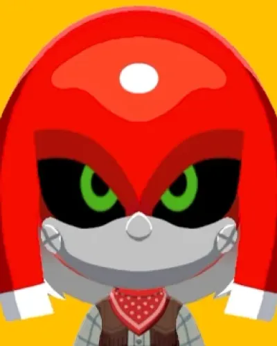 Mii-Porträt von Mecha Knuckles