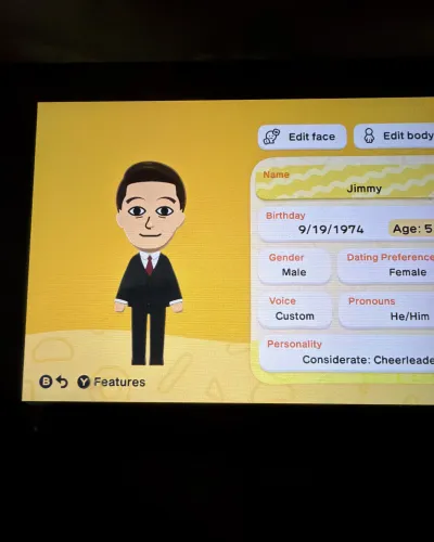 Mii-Porträt von Jimmy Fallon