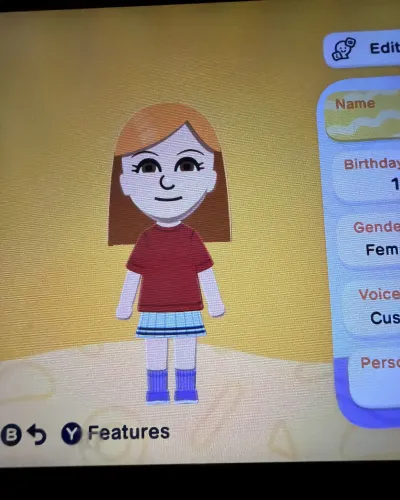Mii-Porträt von Candace