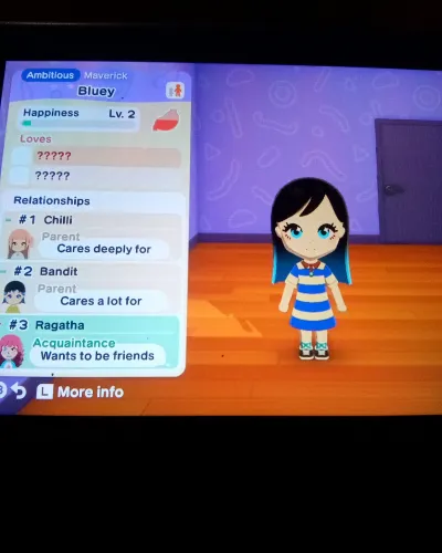 Mii-Porträt von Bluey!
