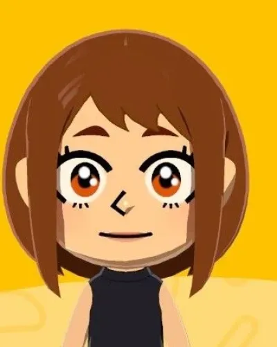 Mii-Porträt von Ochaco Uraraka