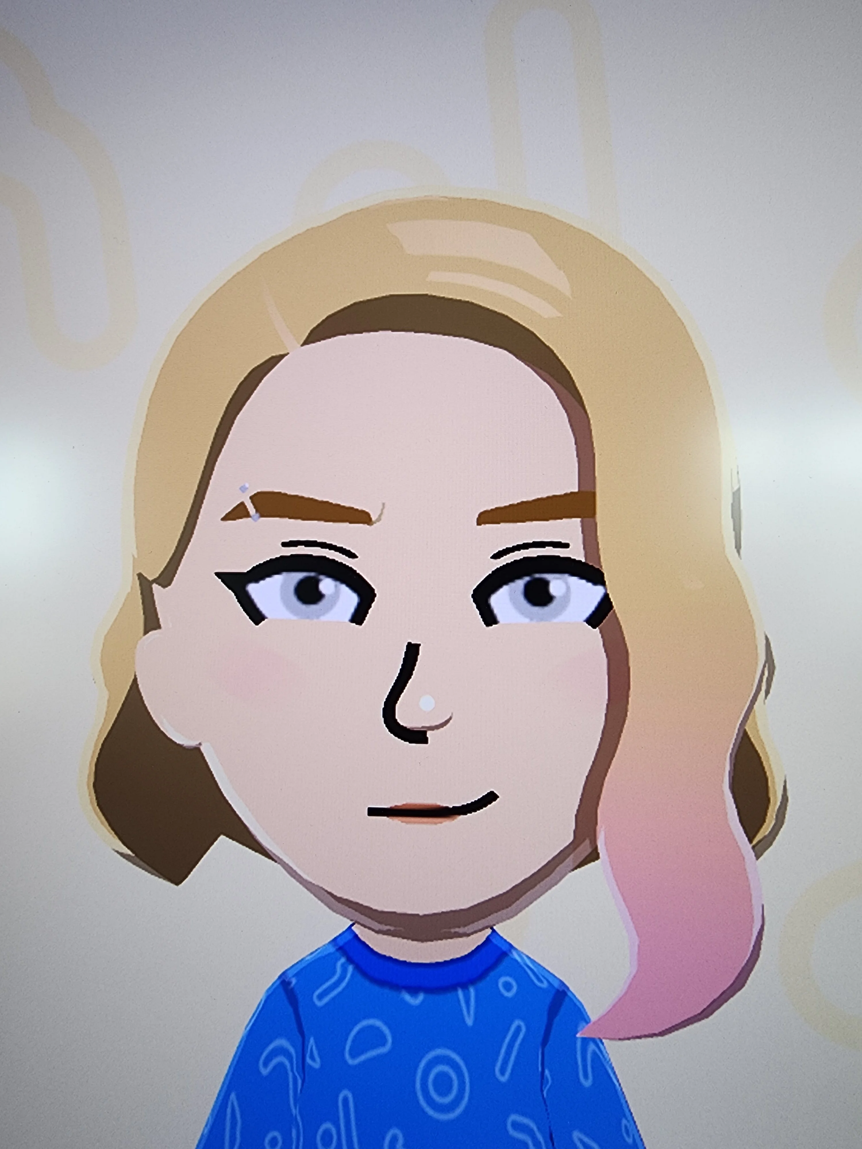 Mii portrait of Gwen Stacy