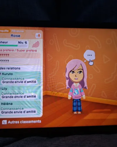 Mii-Porträt von Rosé