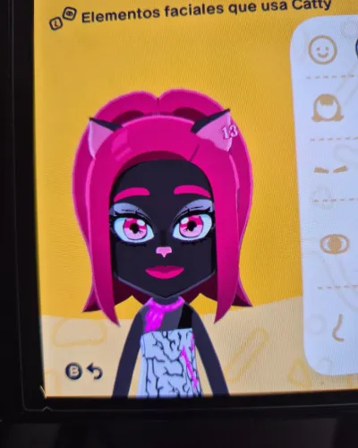 Mii portrait of Catty Noir