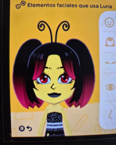 Mii portrait of Luna Mothews
