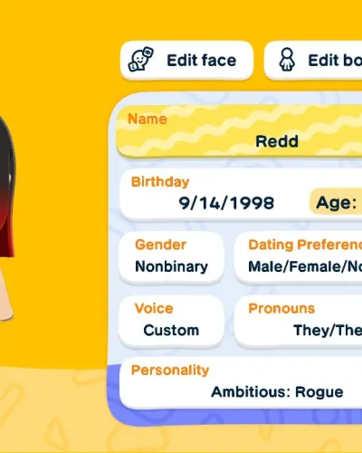 Mii-Porträt von Redd