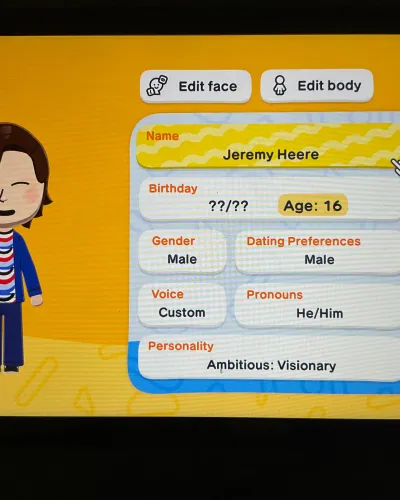 Mii-Porträt von Jeremy Heere