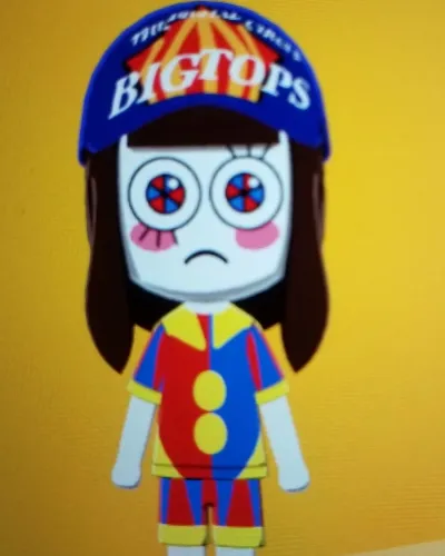 Mii-Porträt von Pomni (The Amazing Digital Circus)