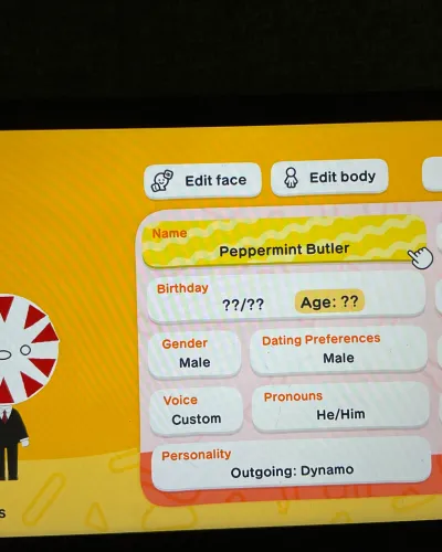 Mii-Porträt von Peppermint butler