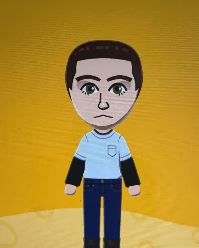 Mii-Porträt von Sheldon