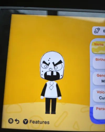 Mii portrait of Doodlebob