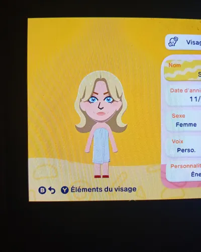 Mii-Porträt von Sabrina Carpenter
